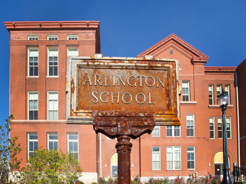 Front of Arlington School