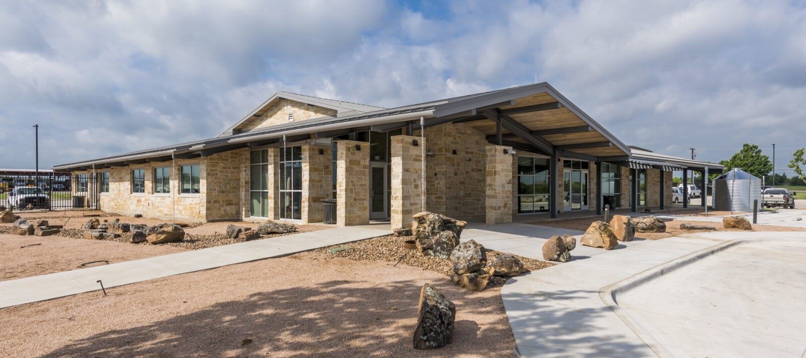 Front of the Precinct 1 Administration Building