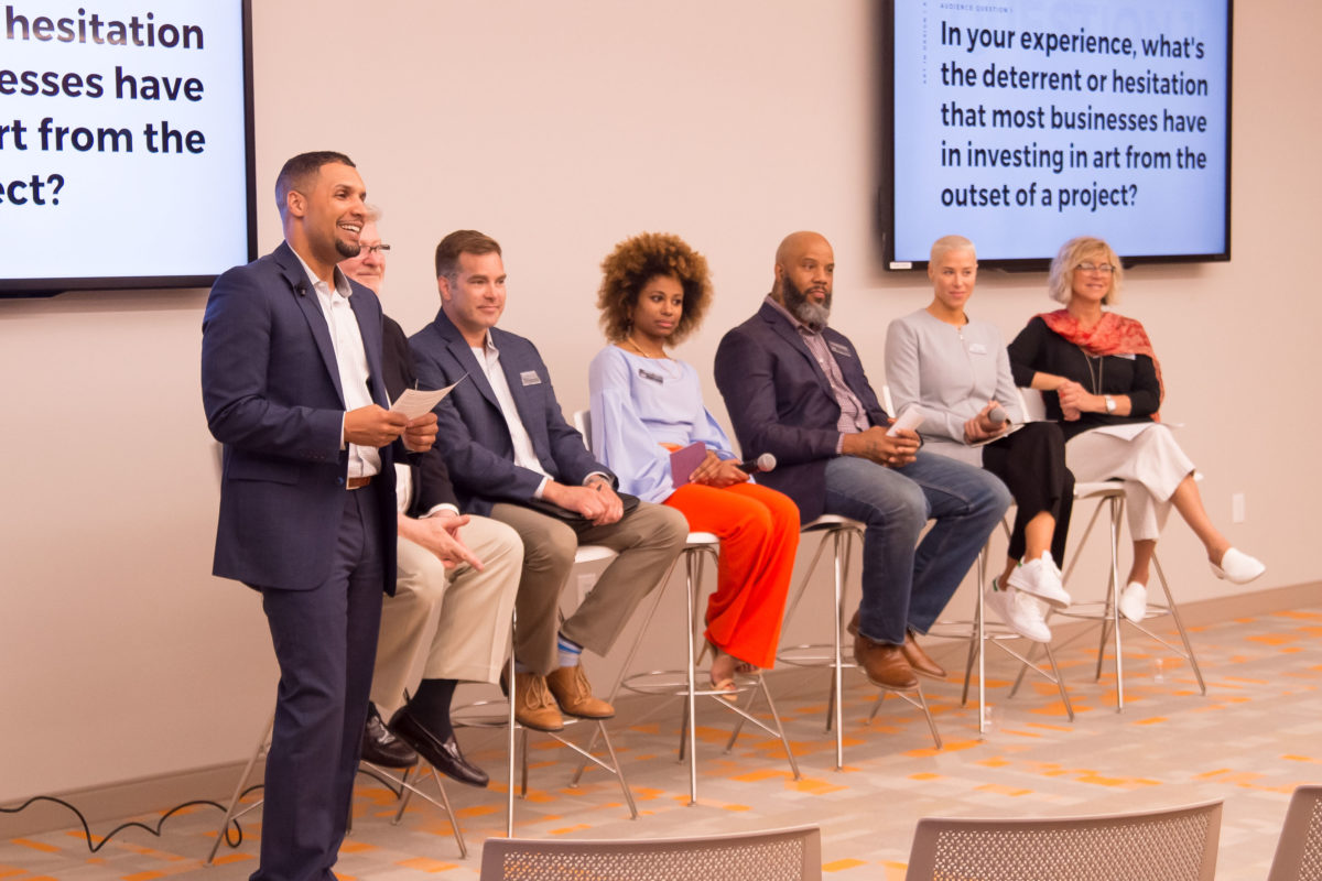 Close up of all the panelists