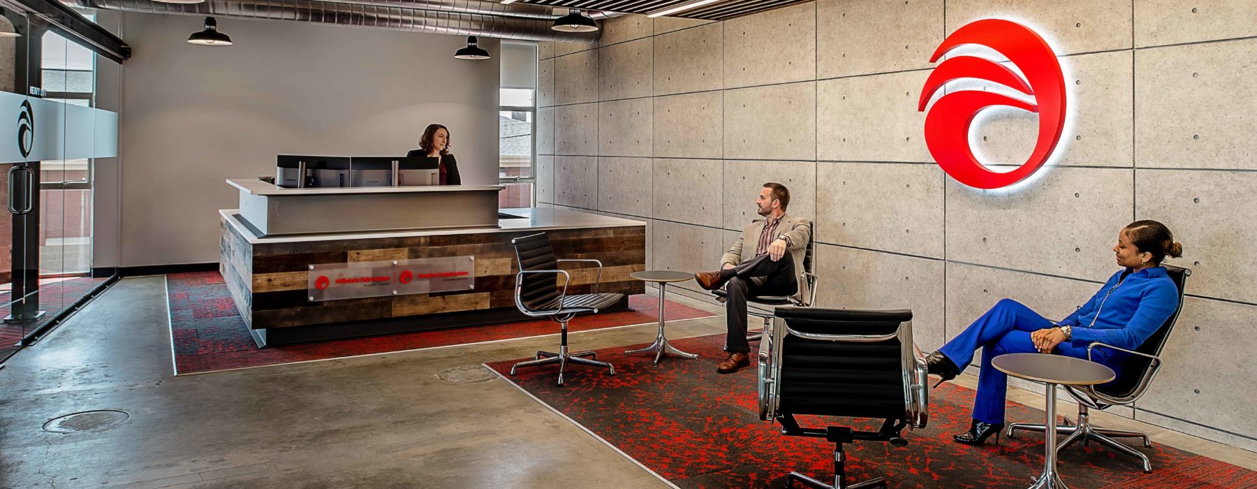 Reception Desk in Alberici Corporate Office