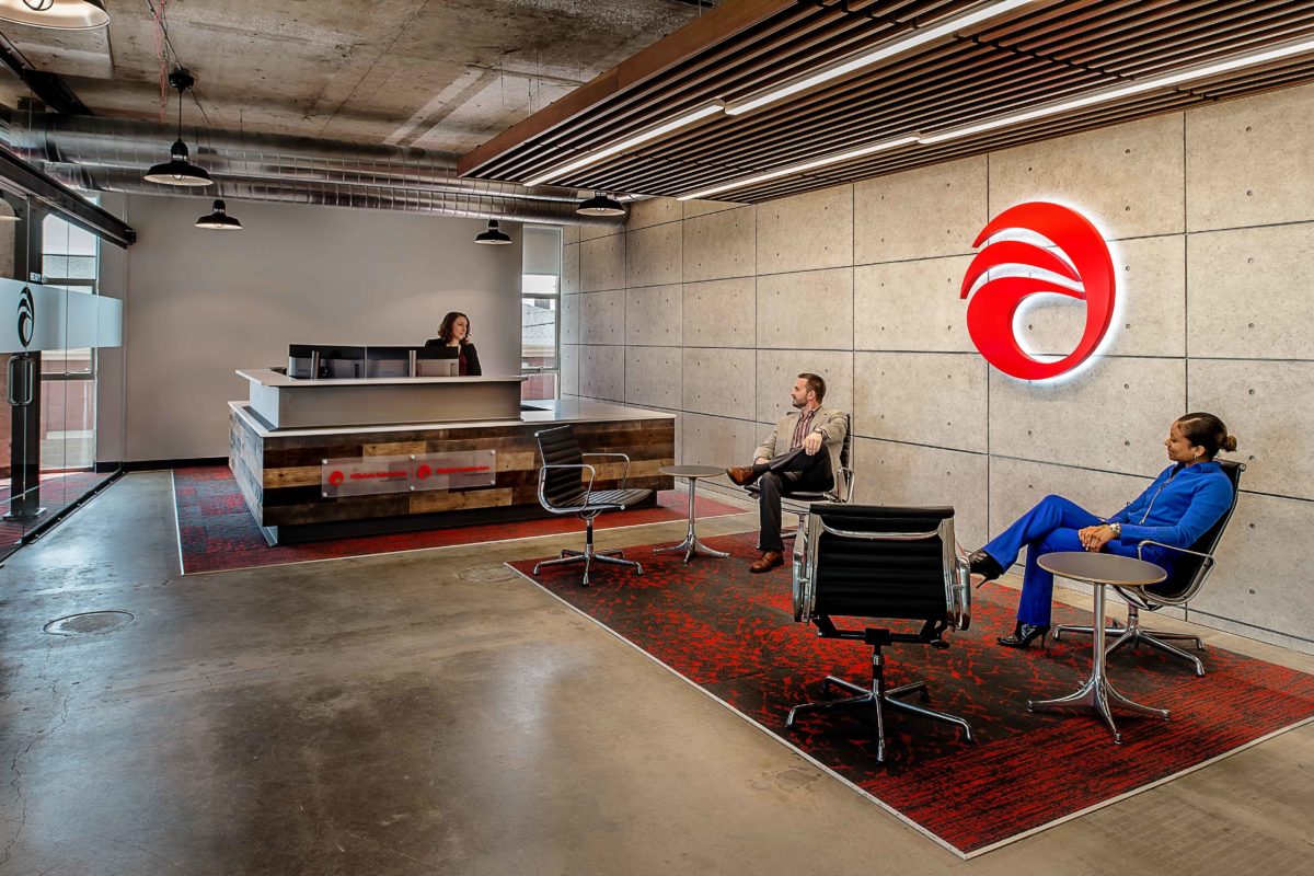 Reception Desk in Alberici Corporate Office
