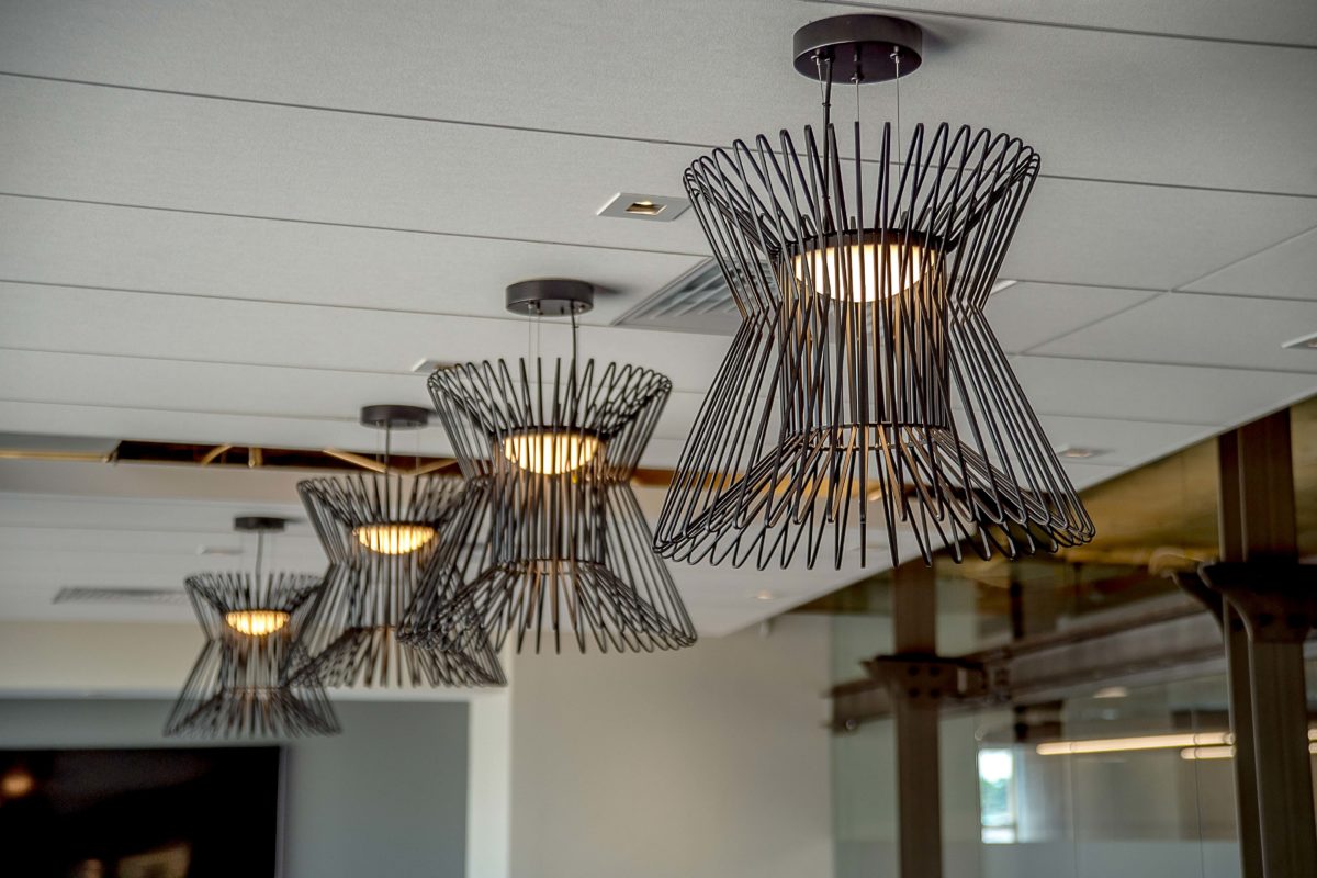 Large Conference Room Lighting in Alberici Office