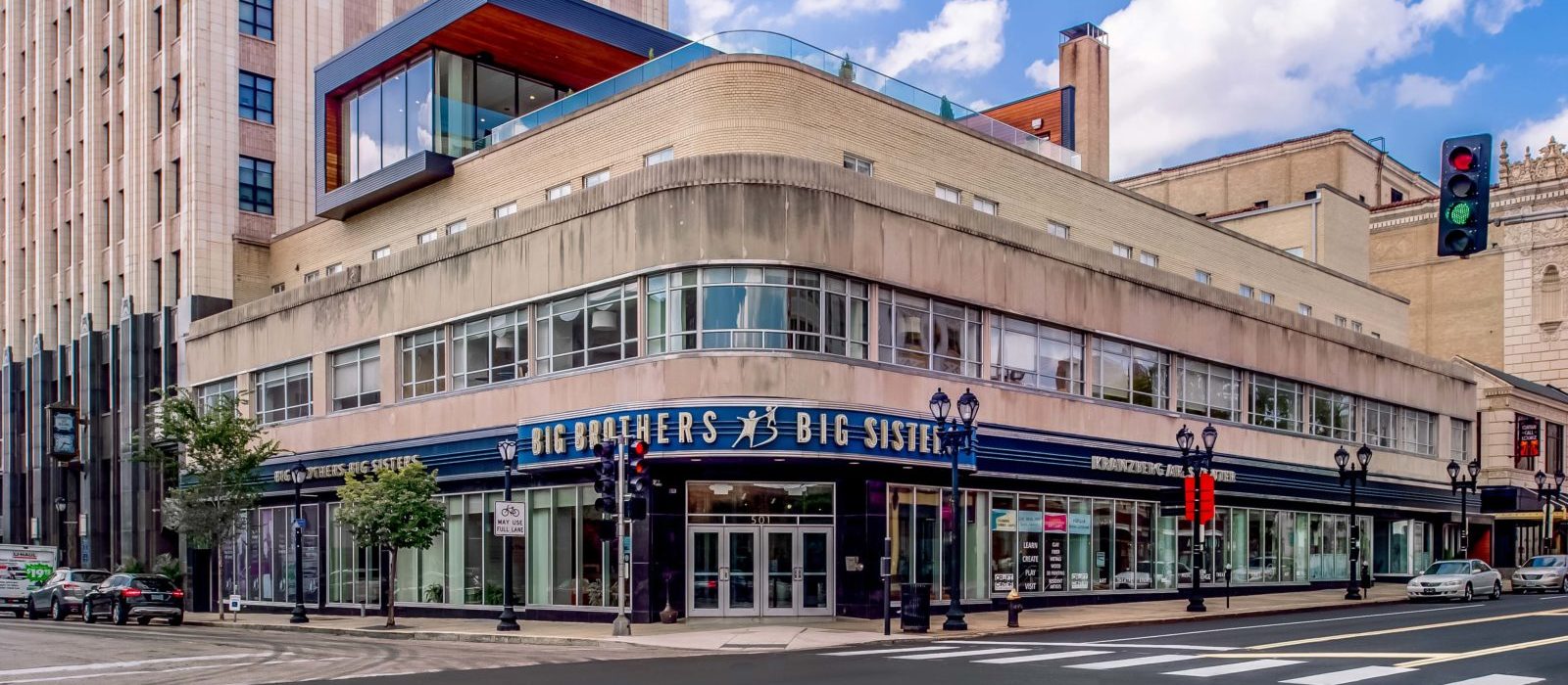 Front of the Big Brothers Big Sisters facility