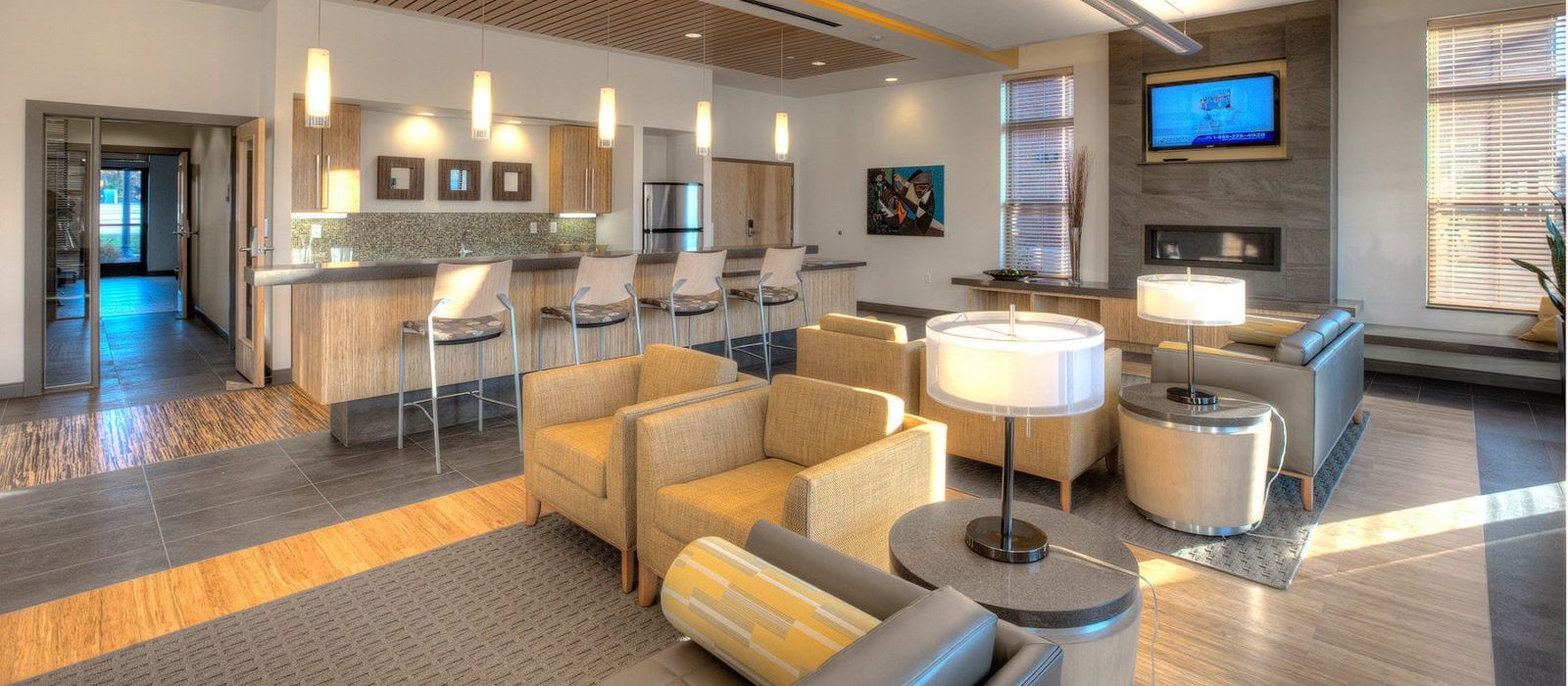 Lobby of North Sarah Apartments