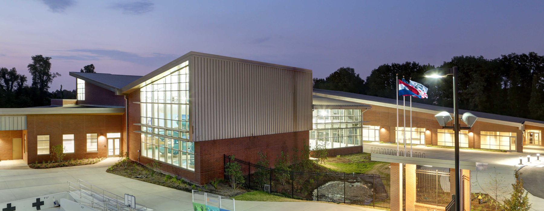 Side View of the O'Fallon Park Rec Complex