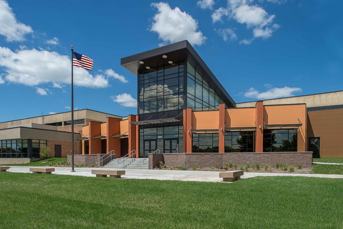 Front of Northwest High Magnet School