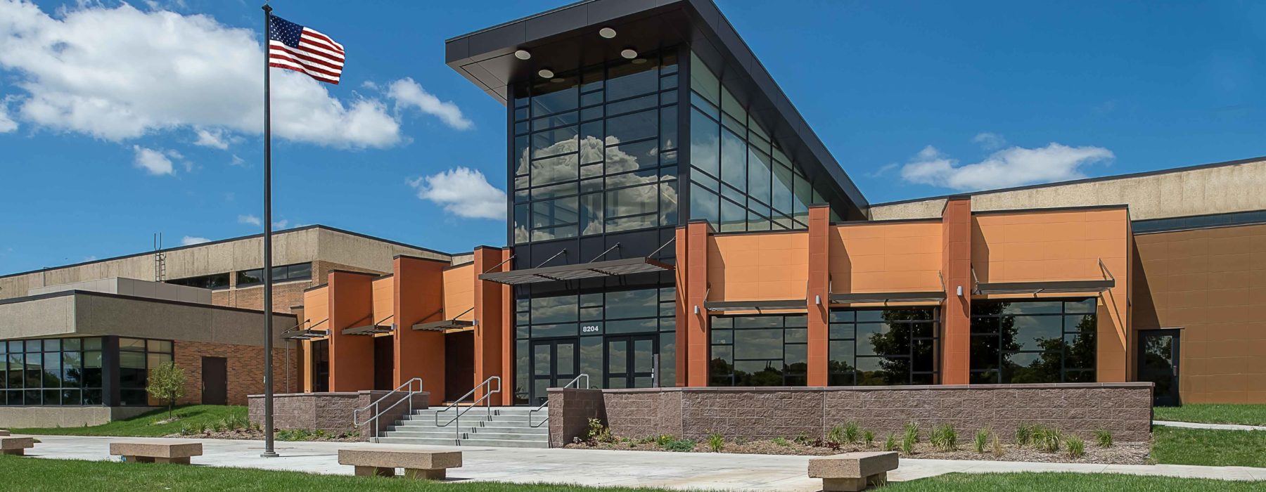 Front of Northwest High Magnet School