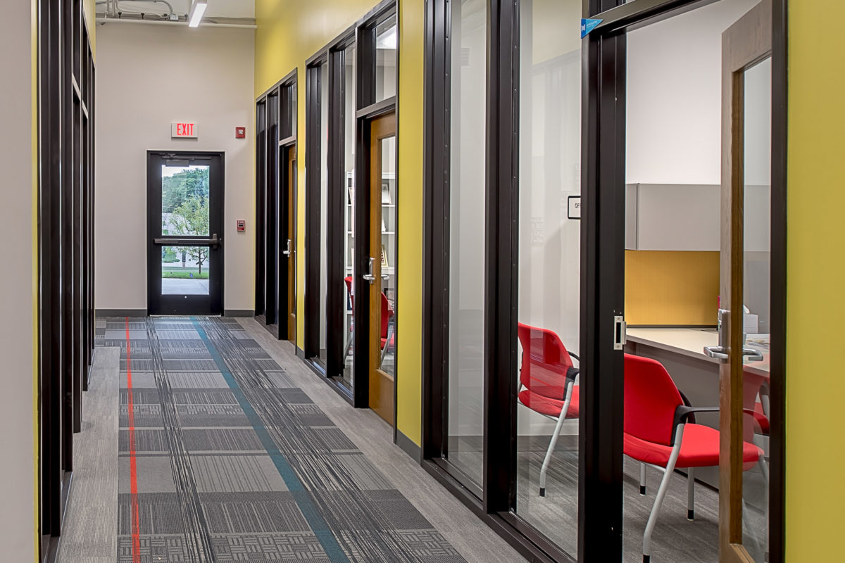Hallway in Northwest High Magnet School