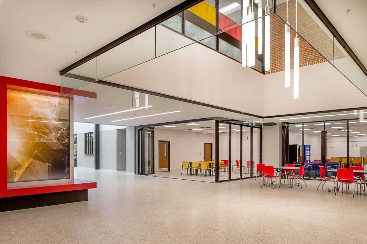 Atrium in Northwest High Magnet School