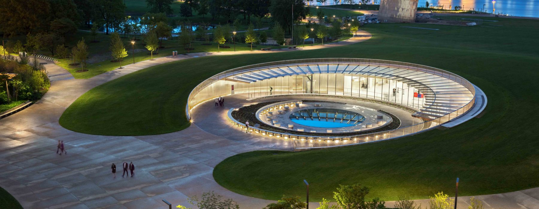 Aerial View of the Museum of Westward Expansion