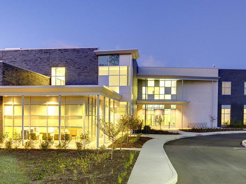 Front of the William J. Harrison Education Center