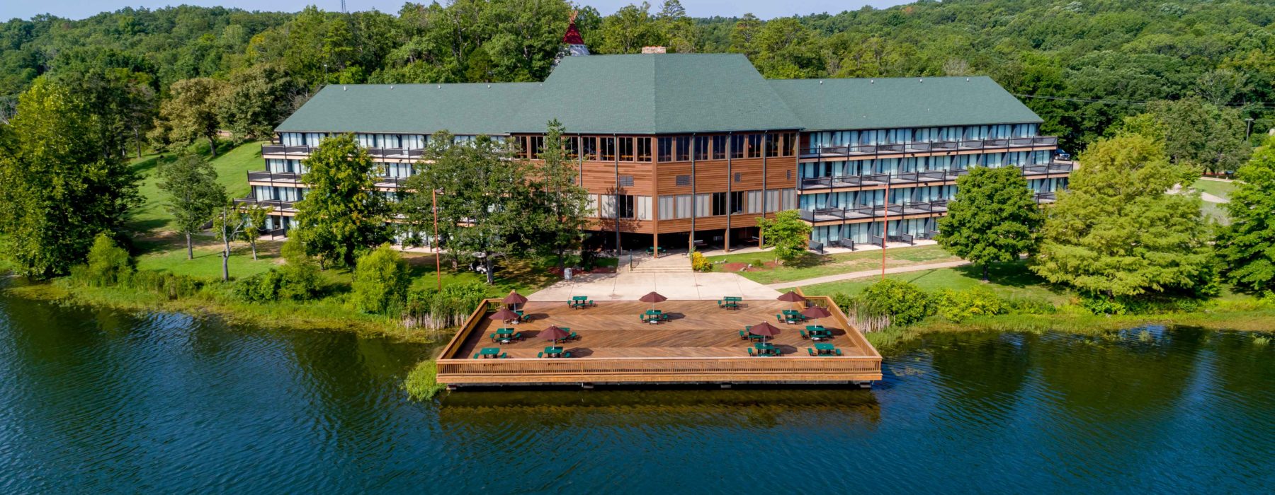 Front of the Trout Lodge