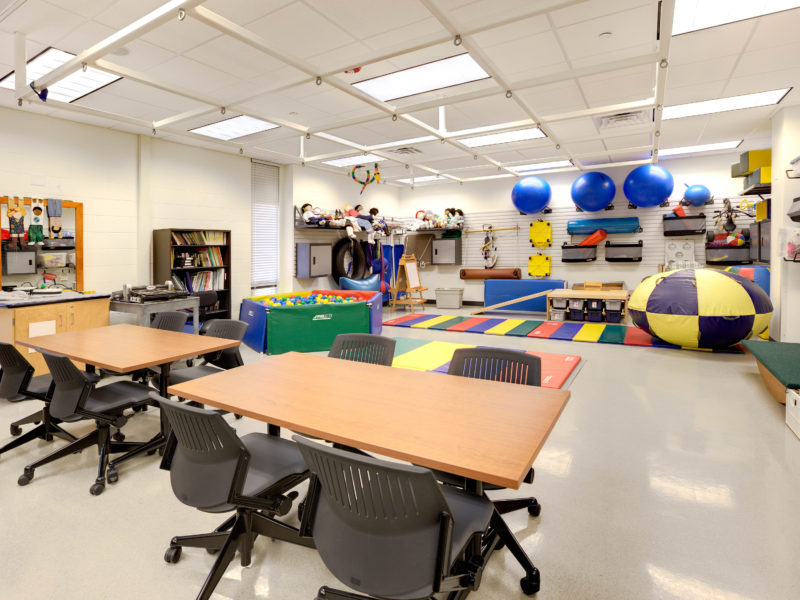 A Texas Woman’s University (TWU) Multipurpose Classroom