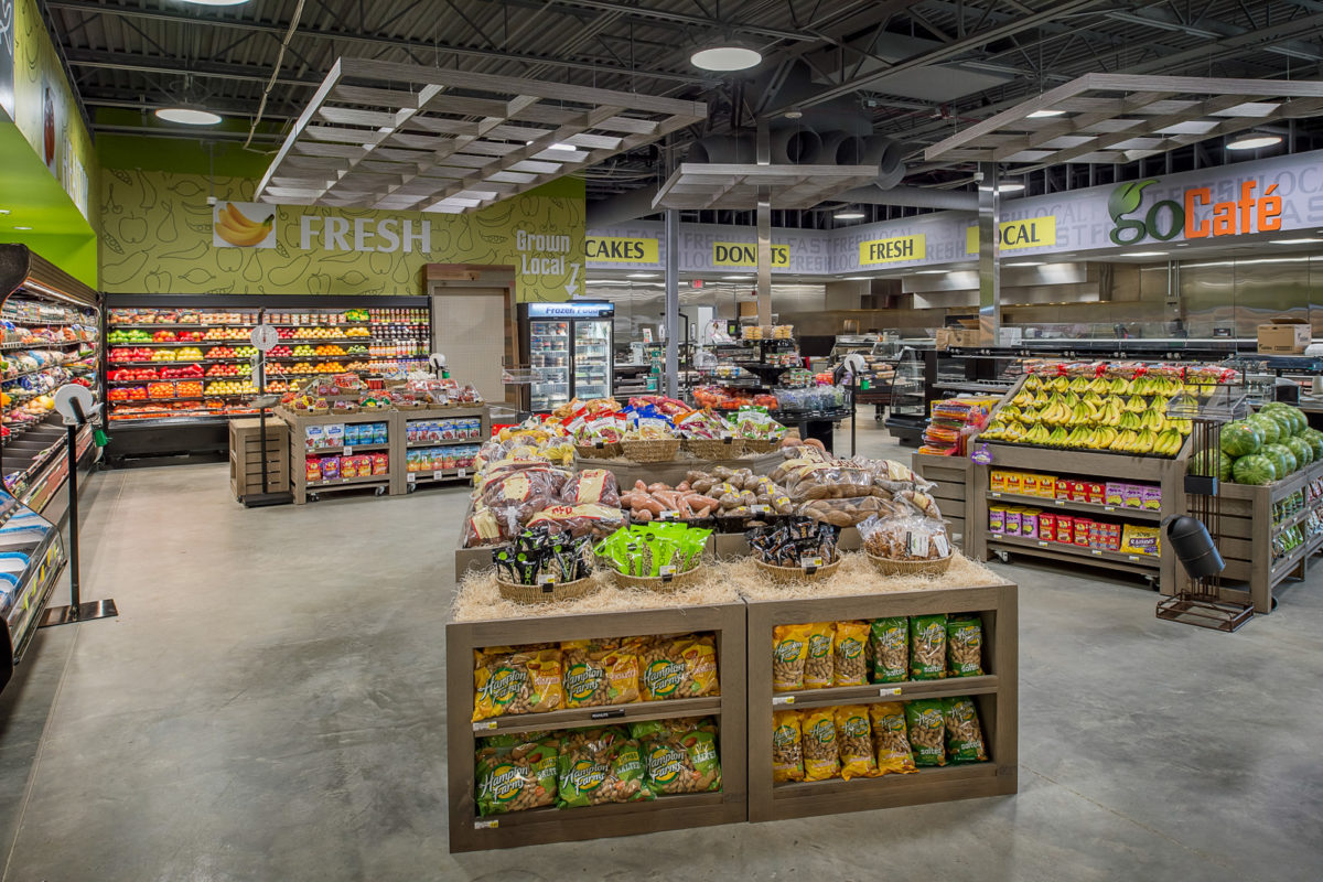 Inside of GreenLeaf Market