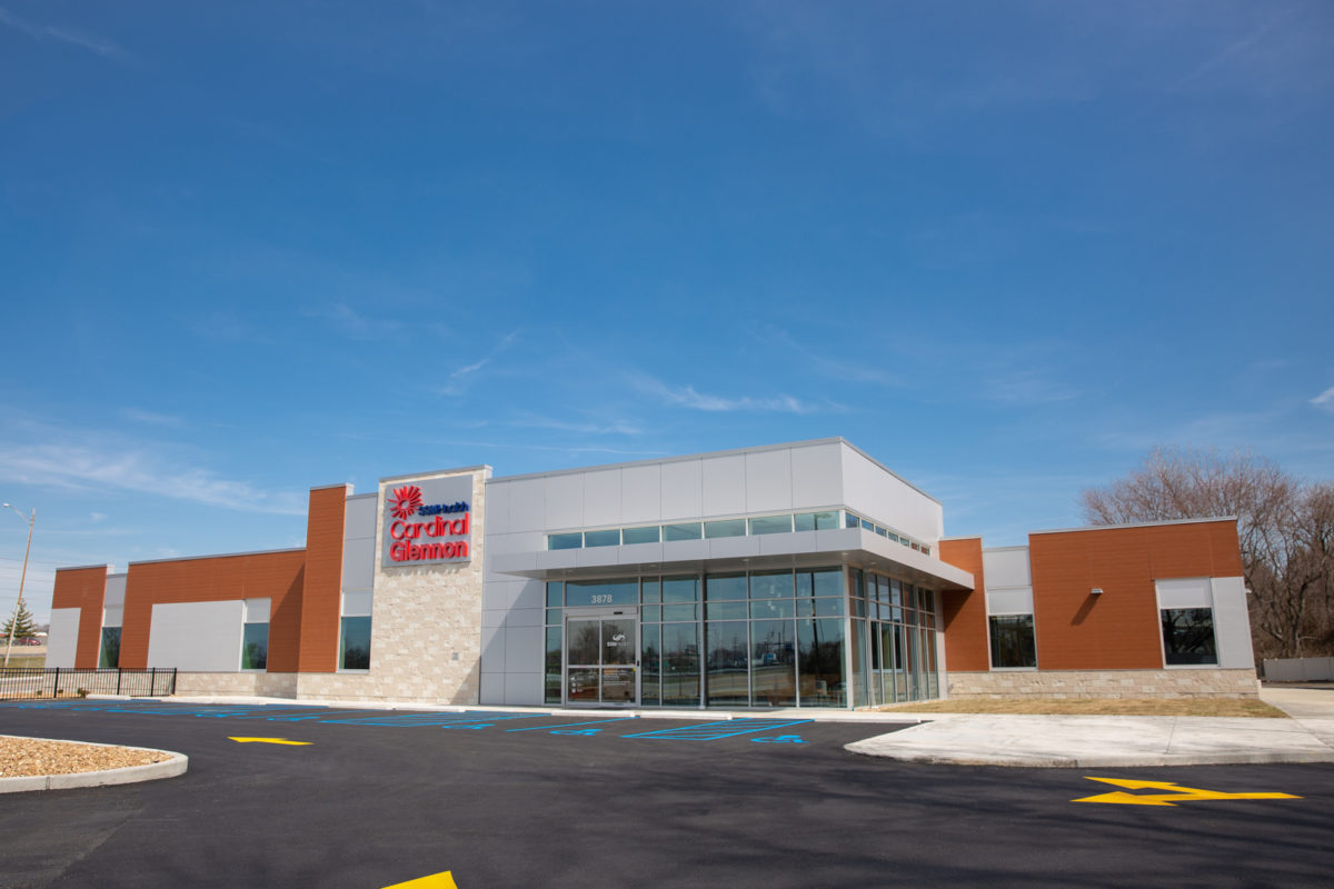 Front Image of SSM Health Cardinal Glennon Pediatric Specialty Clinic at an angle