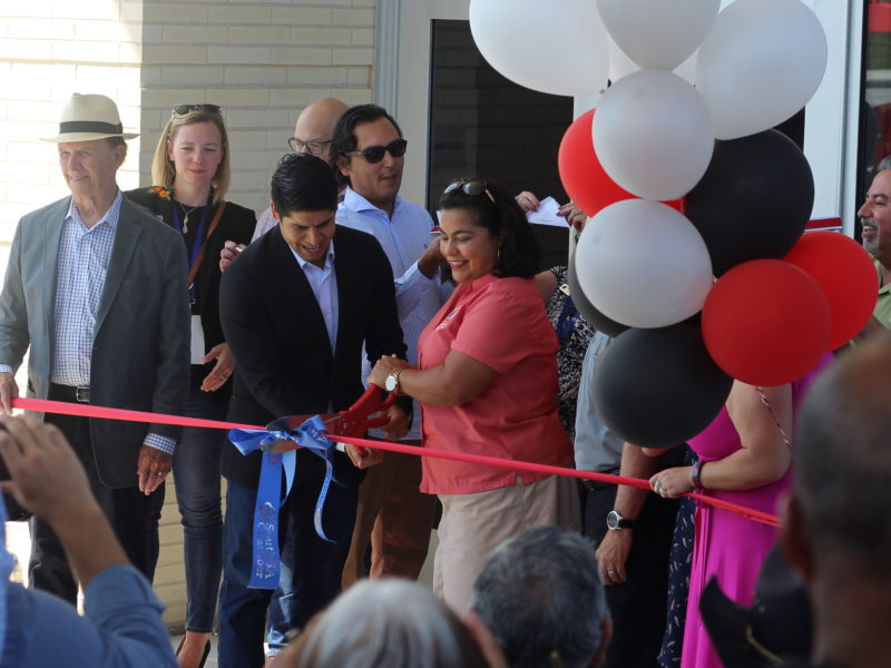 Ribbon cutting ceremony for VIA Brooks City Base Transit Center