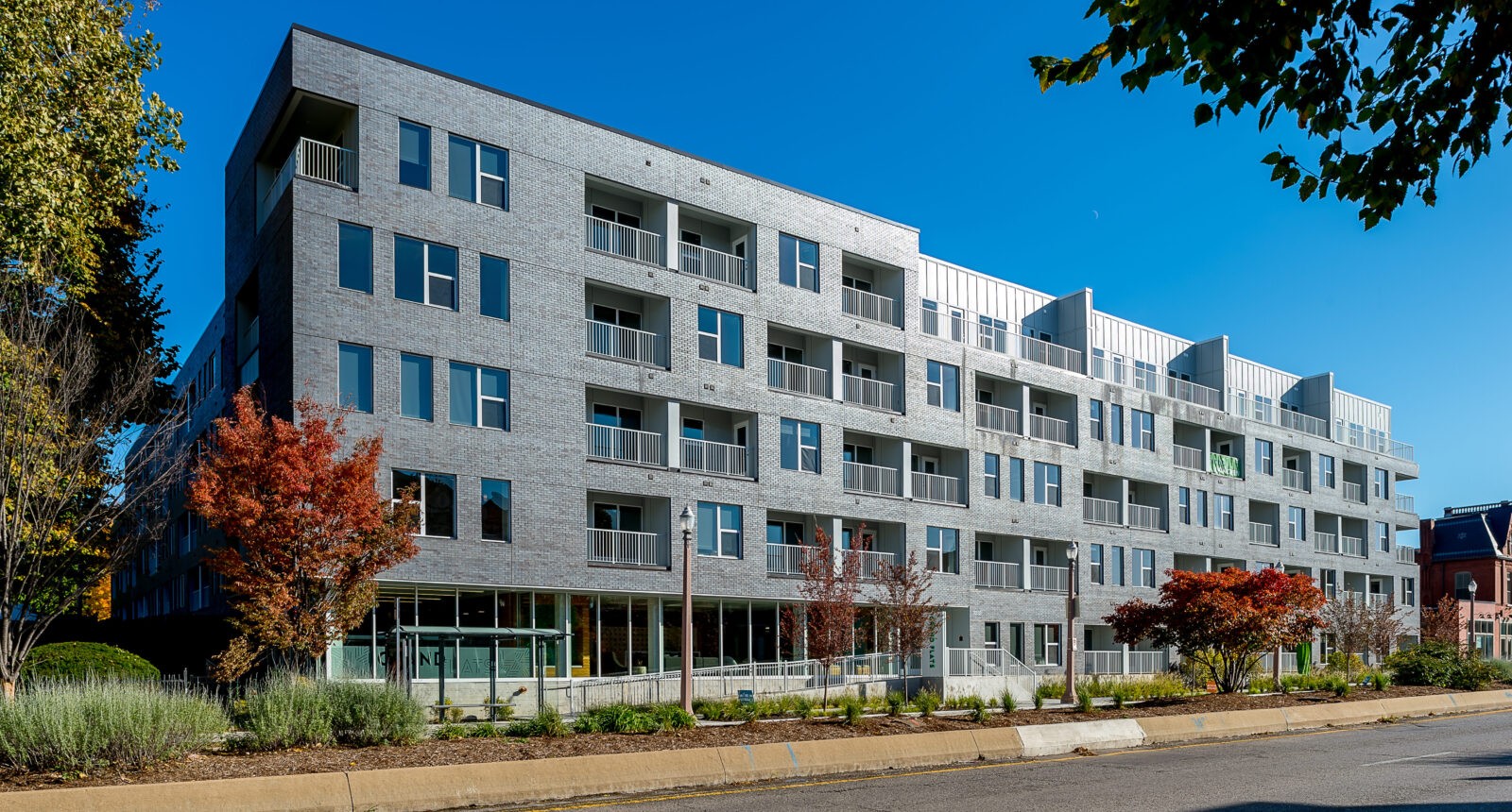 Front of Grand Flats Luxury Apartments
