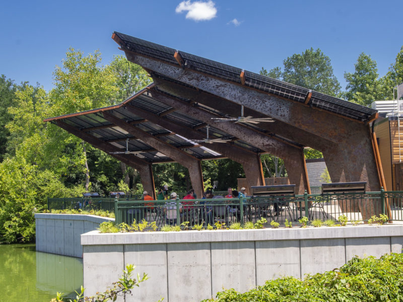 Solar Pavilion During the Day