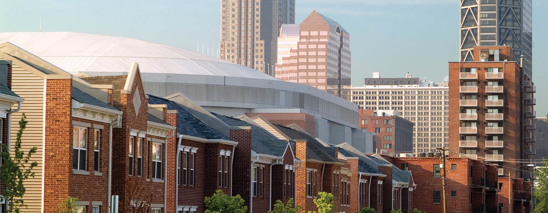 Cambridge Heights Hope VI Exterior with Dome in Background