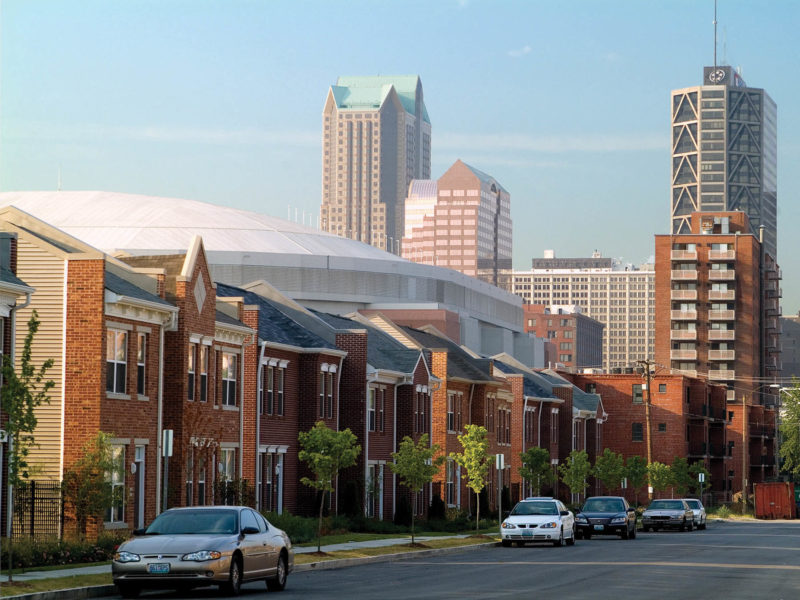 Cambridge Heights Hope VI Exterior with Dome in Background