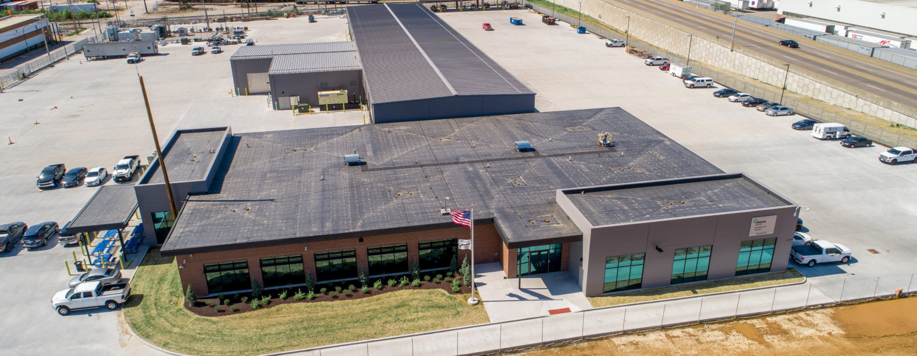 aerial view of Ameren North Metro Operating Center