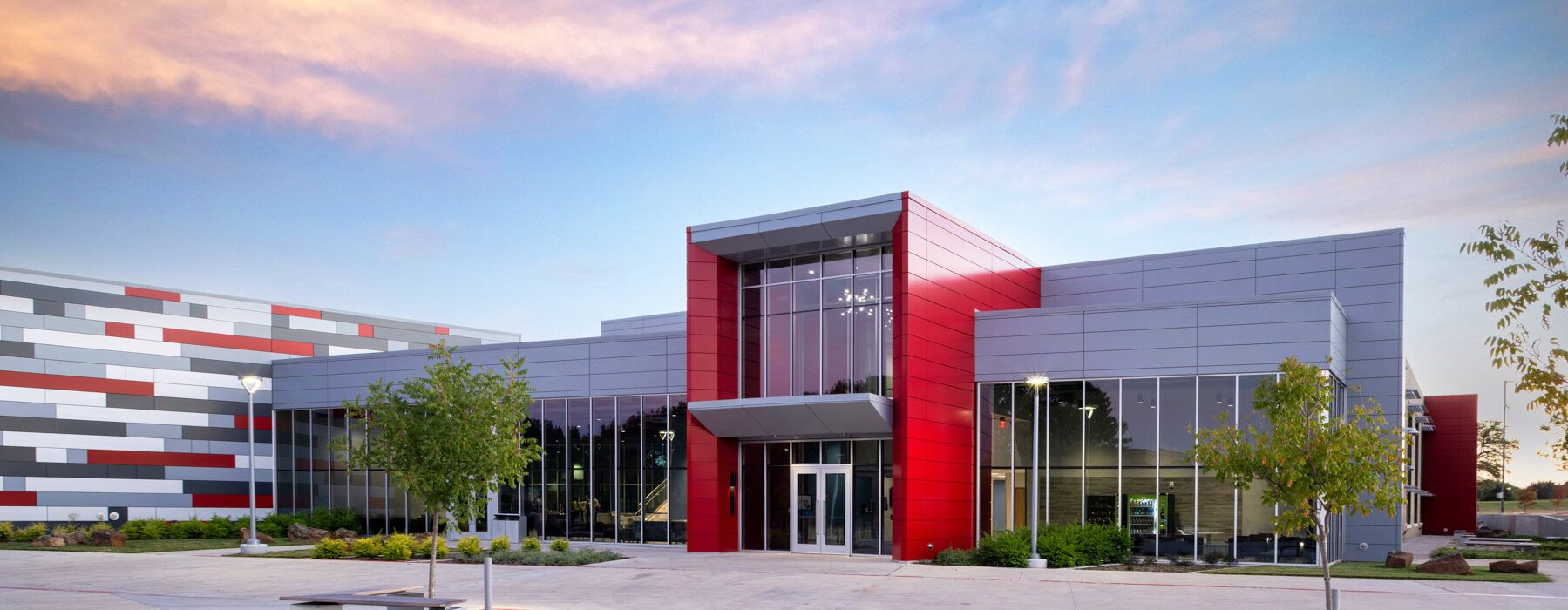Exterior of Dallas College's Student Engagement Center at Cedar Valley Campus