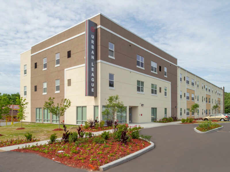 Exterior photo of a senior living facility building.